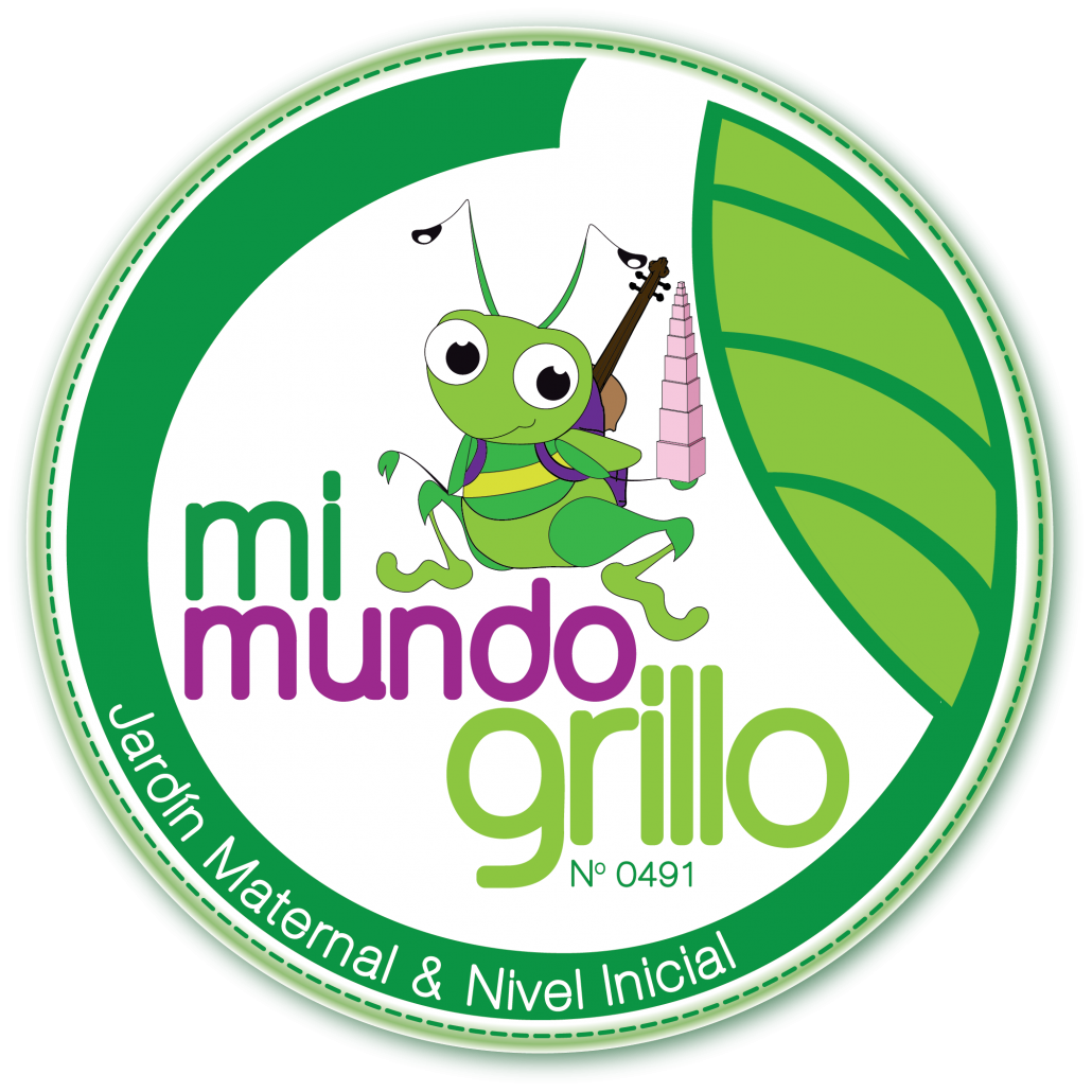 Logo de Mi Mundo Grillo, jardín maternal y nivel inicial N° 0491